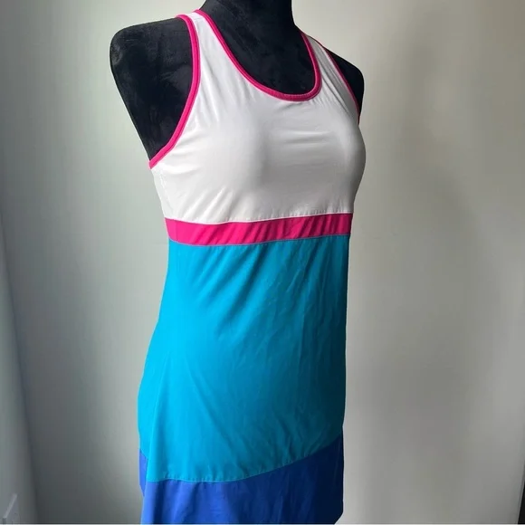 NWOT FILA Women’s Sleeveless Dress With Sports Bra Support - Size Small - Picture 1 of 13